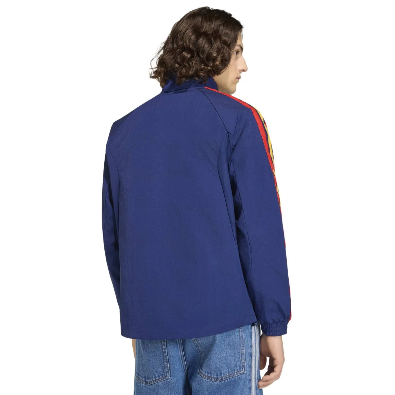 adidas Spanje Anthem Trainingsjack 2026-2028 Donkerblauw Geel Rood