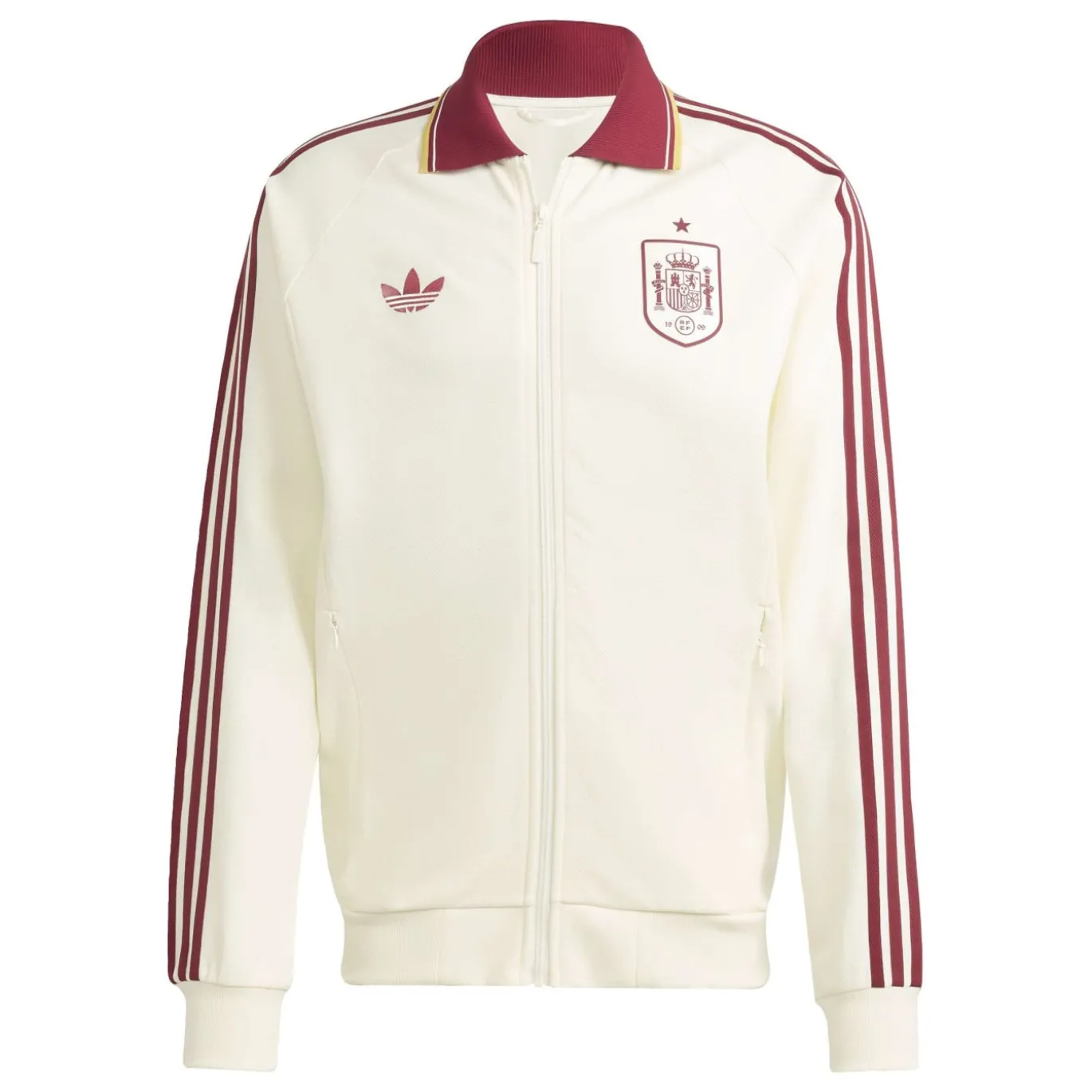 adidas Spanje Originals Anthem Trainingsjack Wit Rood
