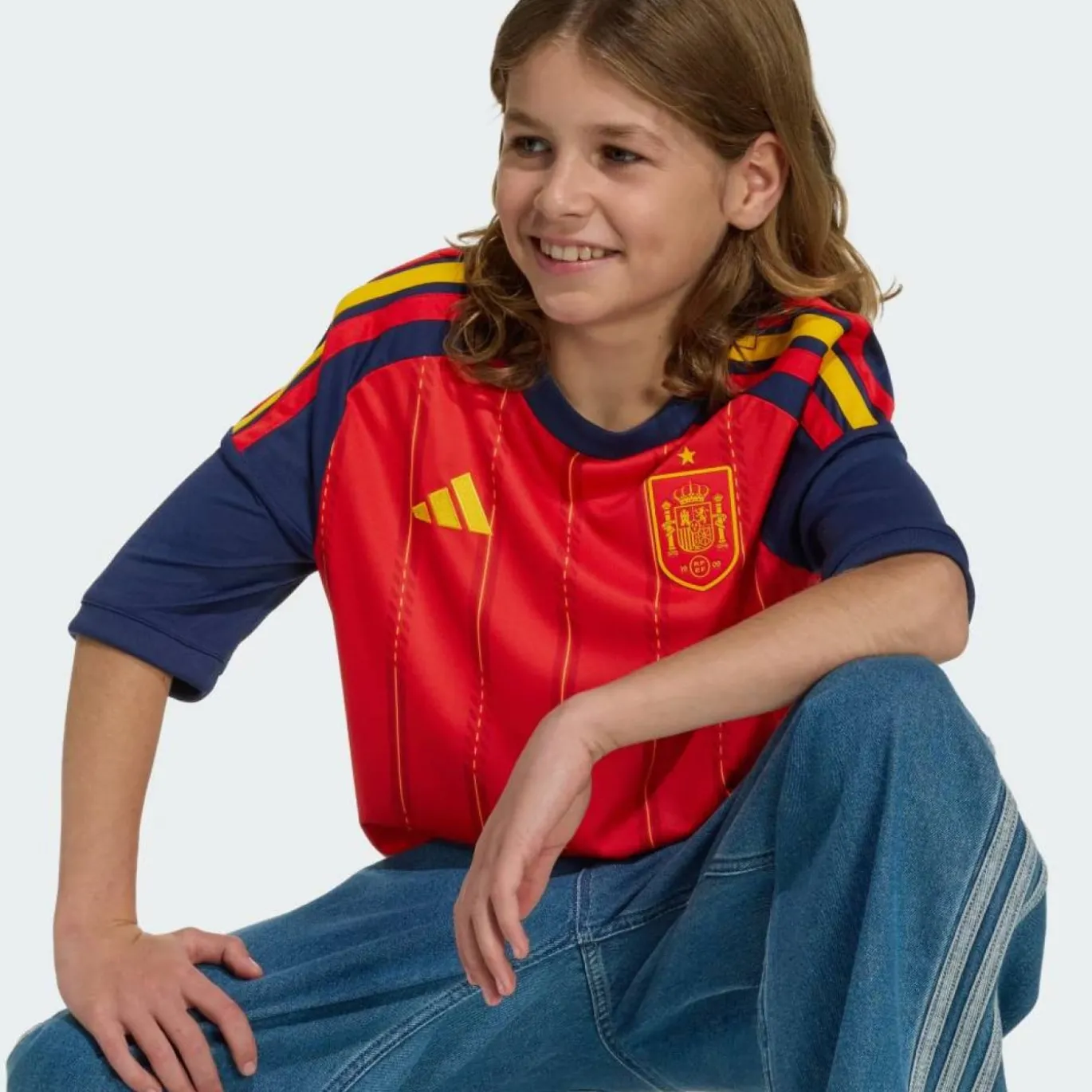 adidas Spanje Thuisshirt 2026-2028 Kids