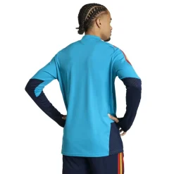adidas Spanje Trainingspak 1/4-Zip 2026-2028 Lichtblauw Donkerblauw Geel