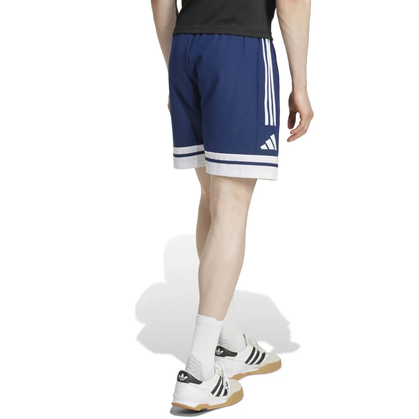 adidas Squadra 25 Downtime Broekje Donkerblauw Wit