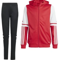 adidas Squadra 25 Hooded Trainingspak Full-Zip Kids Rood Zwart Wit