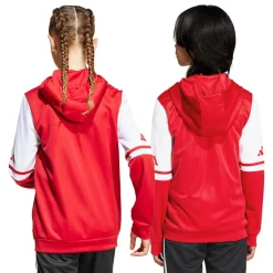 adidas Squadra 25 Hooded Trainingspak Full-Zip Kids Rood Zwart Wit
