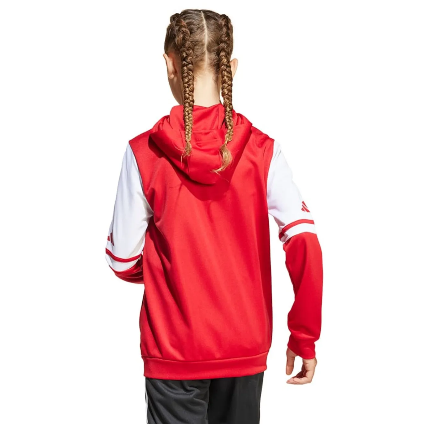 adidas Squadra 25 Hooded Trainingspak Full-Zip Kids Rood Zwart Wit