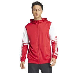 adidas Squadra 25 Hooded Trainingsjack Rood Wit