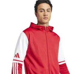 adidas Squadra 25 Hooded Trainingsjack Rood Wit