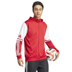 adidas Squadra 25 Hooded Trainingsjack Rood Wit