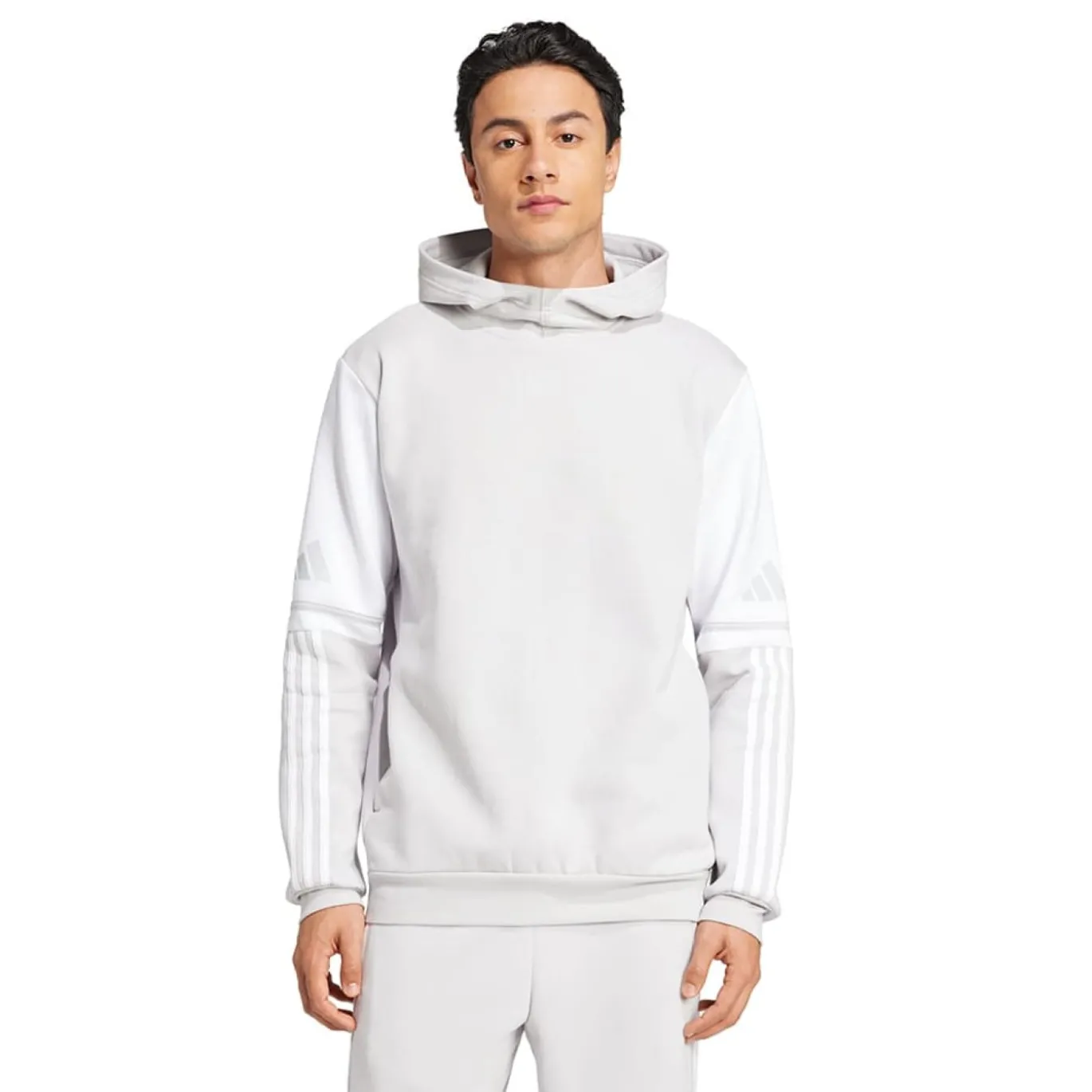 adidas Squadra 25 Hoodie Lichtgrijs Wit