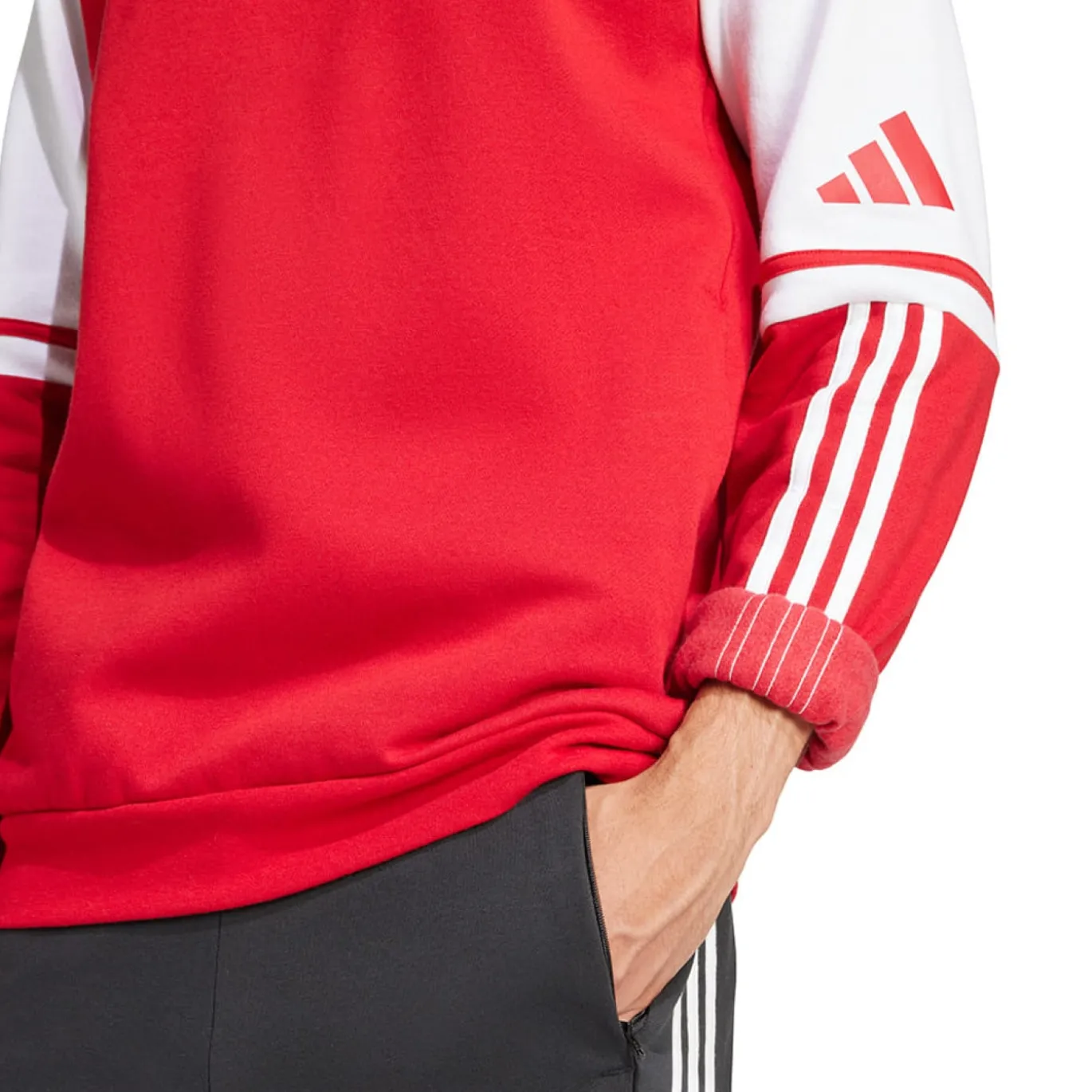 adidas Squadra 25 Hoodie Rood Wit
