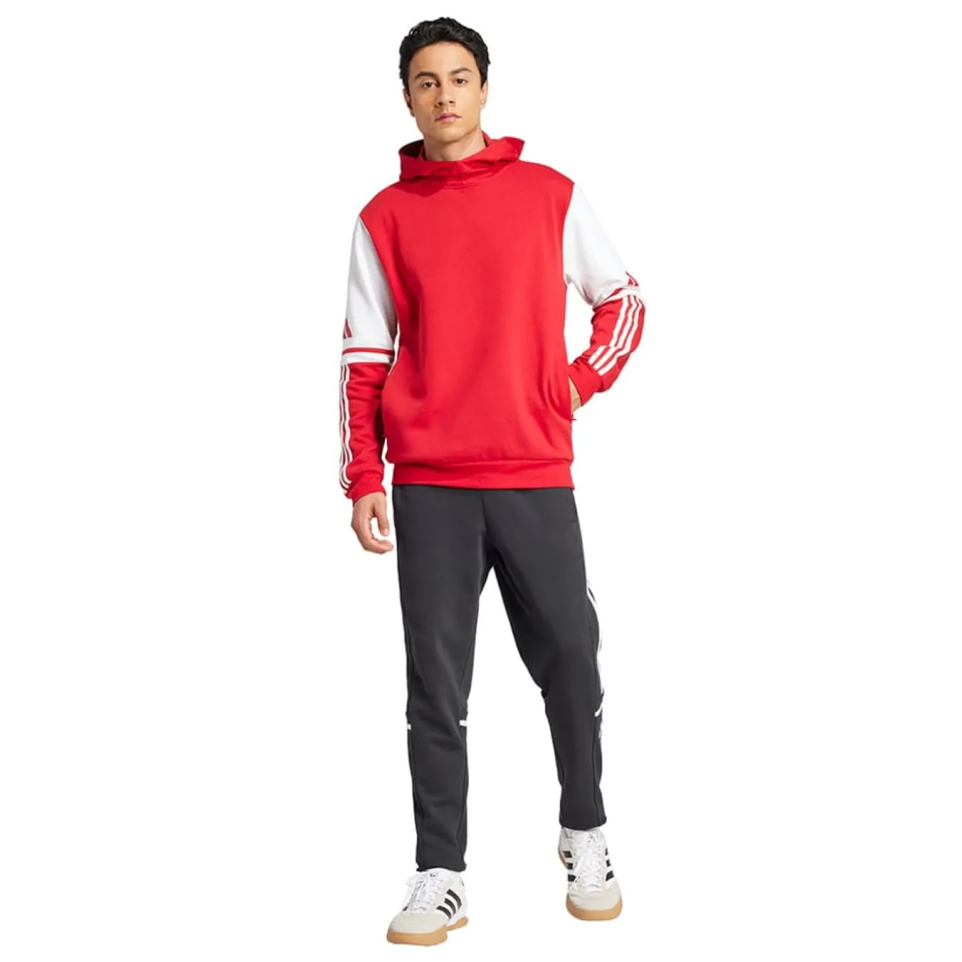 adidas Squadra 25 Hoodie Rood Wit