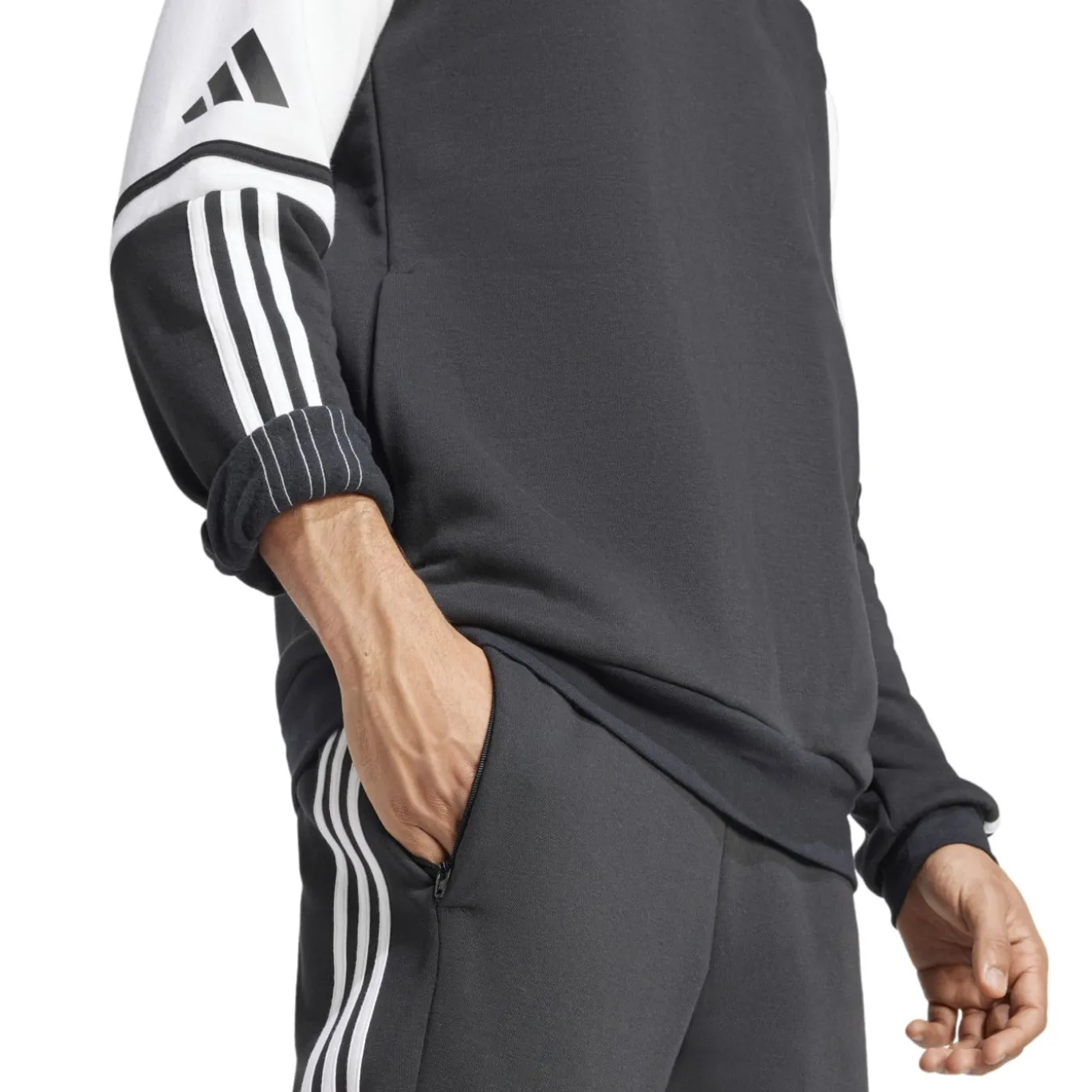 adidas Squadra 25 Hoodie Zwart Wit
