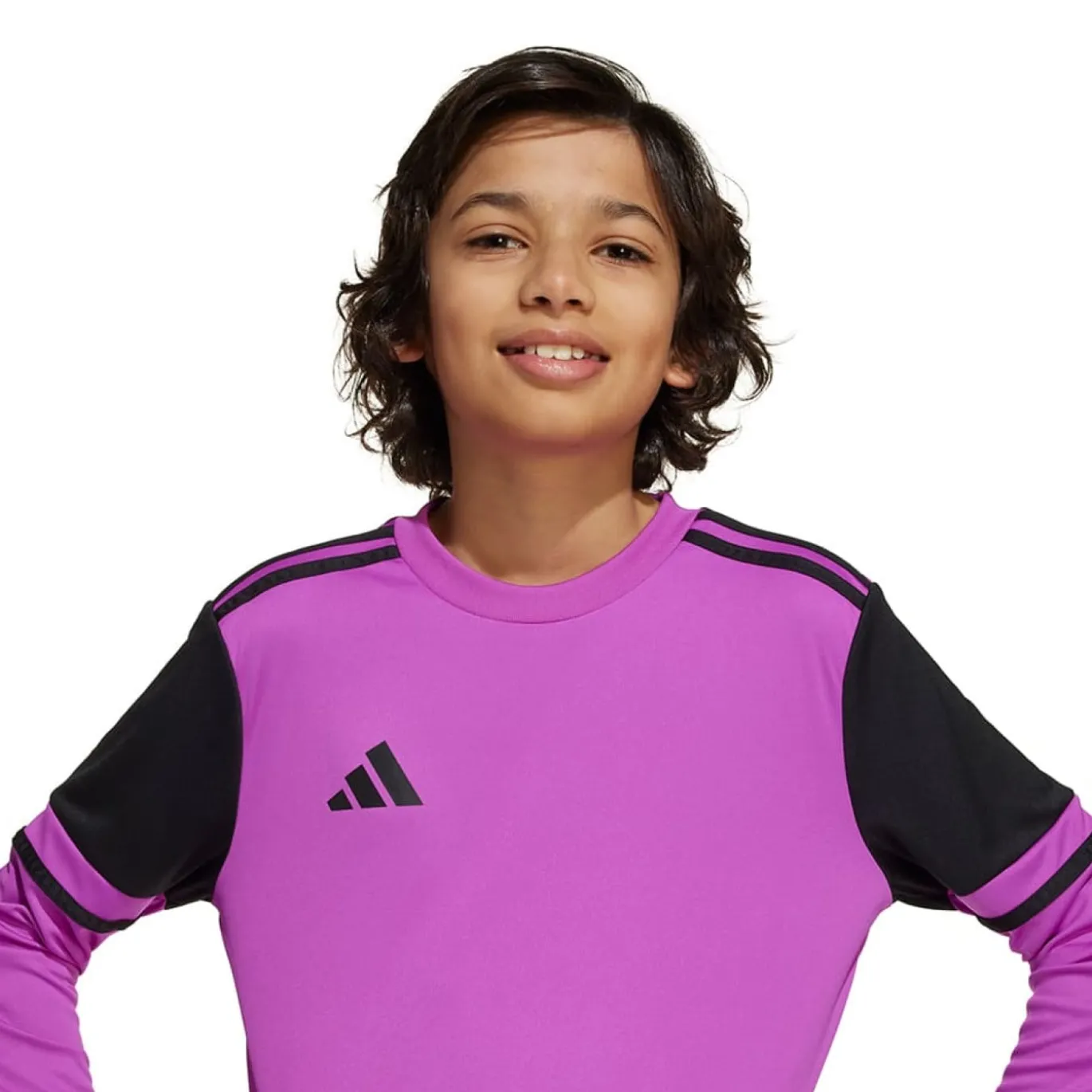 adidas Squadra 25 Keepersshirt Lange Mouwen Kids Paars Zwart