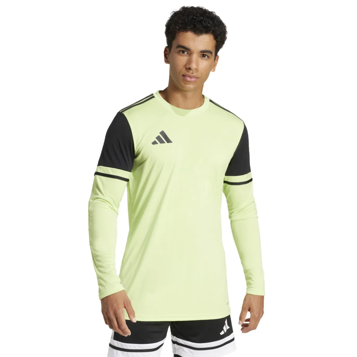 adidas Squadra 25 Keepersshirt Lange Mouwen Neongeel Zwart