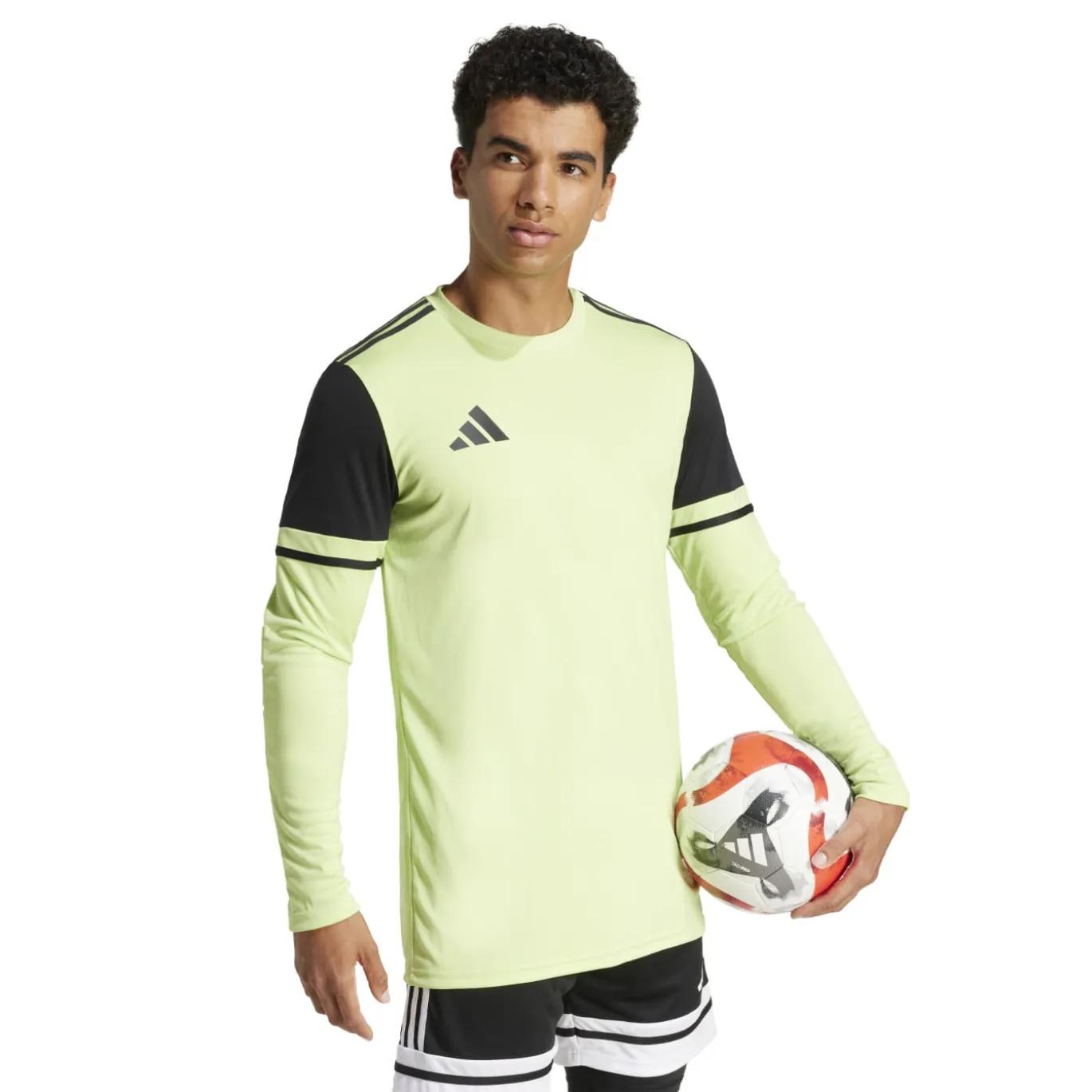 adidas Squadra 25 Keepersshirt Lange Mouwen Neongeel Zwart