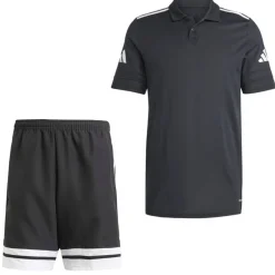 adidas Squadra 25 Polo Trainingsset Zwart Wit