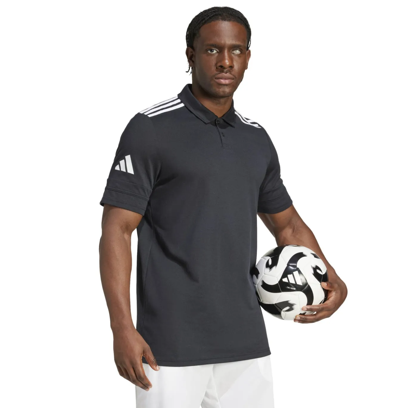 adidas Squadra 25 Polo Trainingsset Zwart Wit