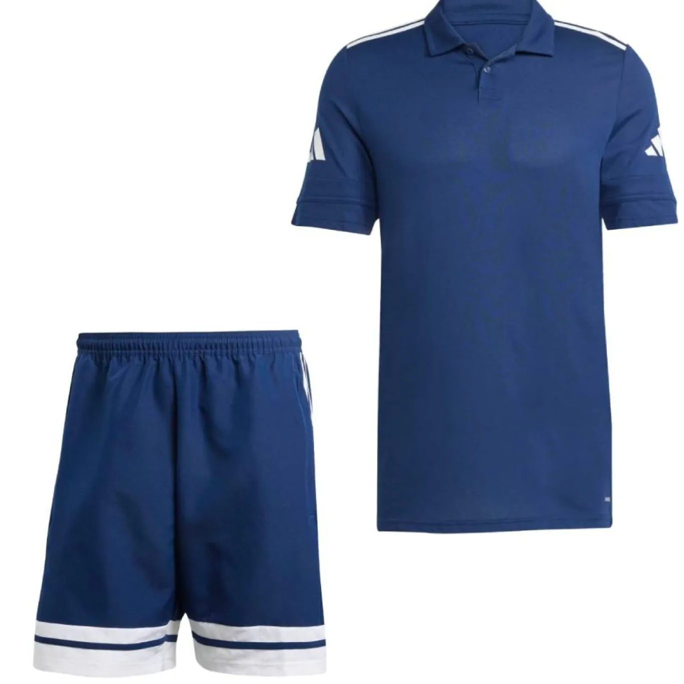 adidas Squadra 25 Polo Trainingsset Donkerblauw Wit