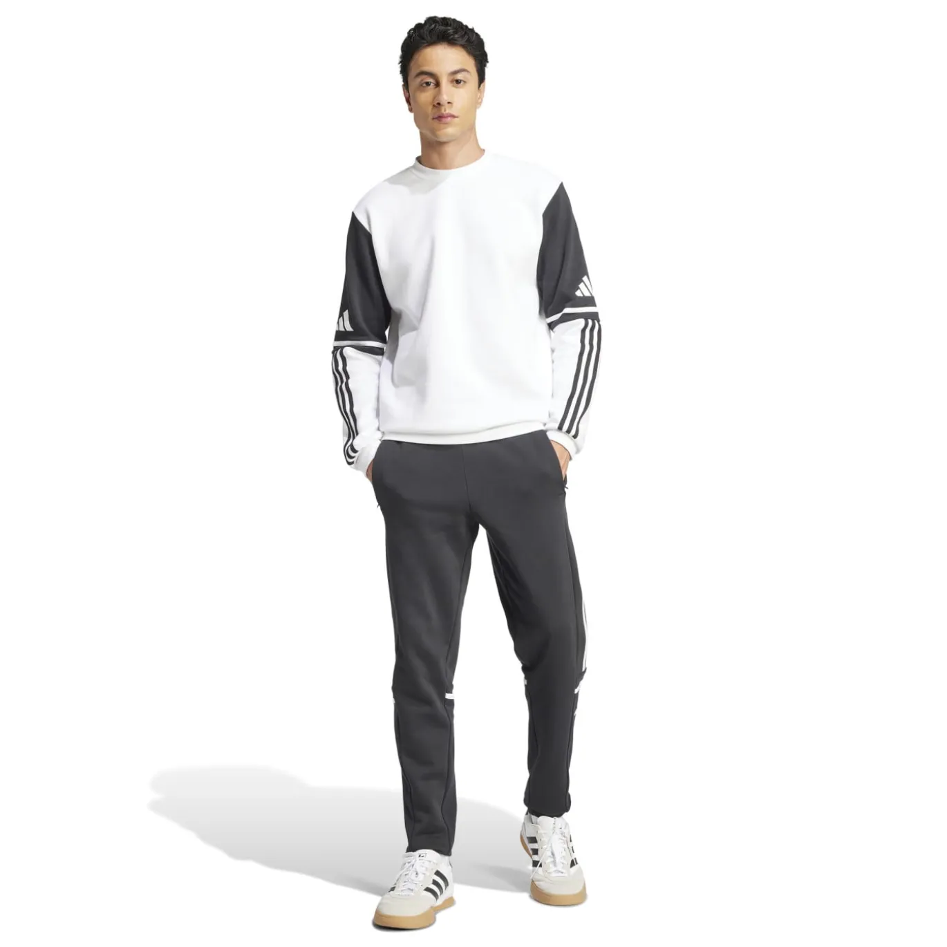adidas Squadra 25 Sweater Wit Zwart