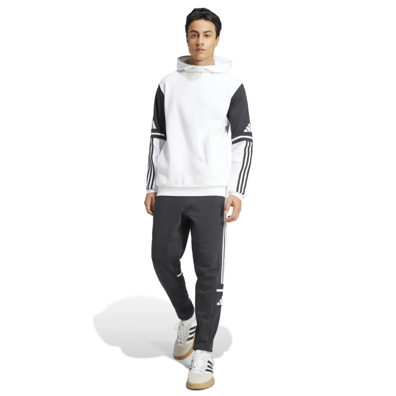 adidas Squadra 25 Sweat Hooded Trainingspak Wit Zwart