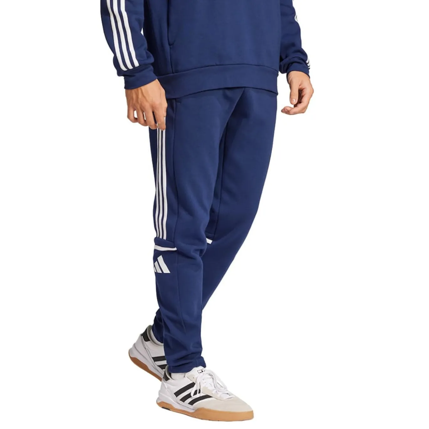 adidas Squadra 25 Sweat Hooded Trainingspak Donkerblauw Wit