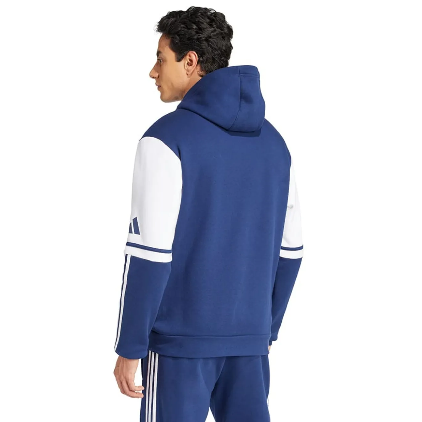 adidas Squadra 25 Sweat Hooded Trainingspak Donkerblauw Wit