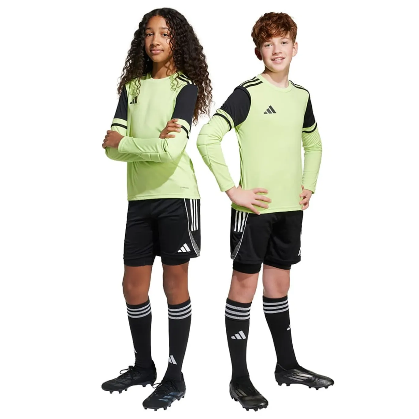 adidas Squadra 25 Tight Keepersbroekje Kids Zwart Wit