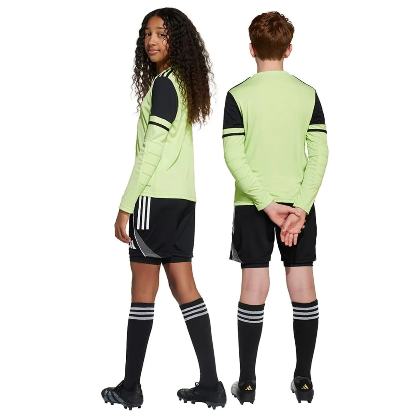 adidas Squadra 25 Tight Keepersbroekje Kids Zwart Wit