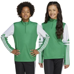 adidas Squadra 25 Trainingspak 1/4-Zip Kids Groen Zwart Wit