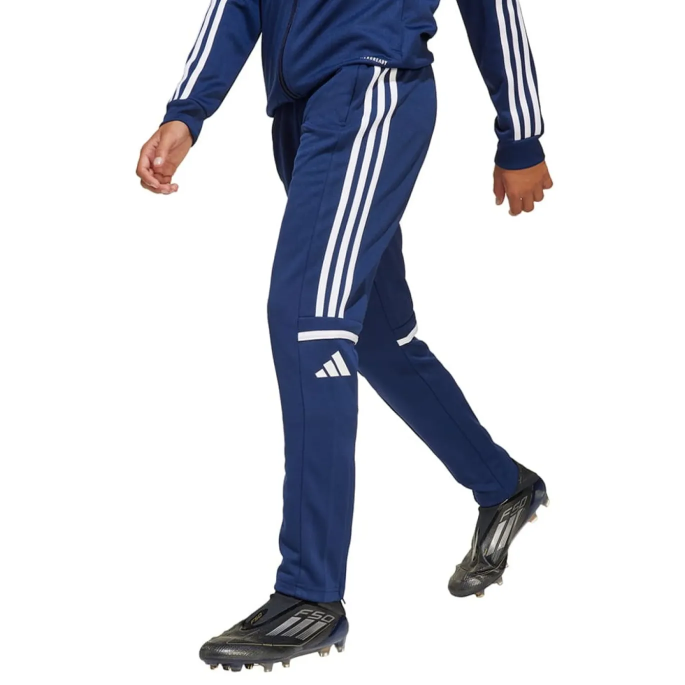 adidas Squadra 25 Trainingspak 1/4-Zip Kids Blauw Geel Donkerblauw