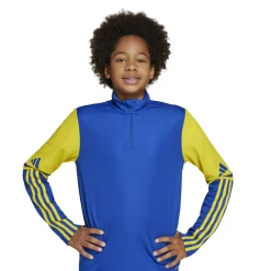 adidas Squadra 25 Trainingspak 1/4-Zip Kids Blauw Geel Donkerblauw