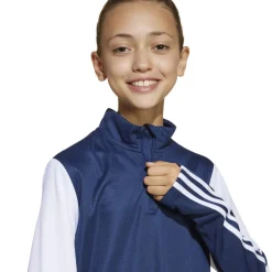 adidas Squadra 25 Trainingspak 1/4-Zip Kids Donkerblauw Wit