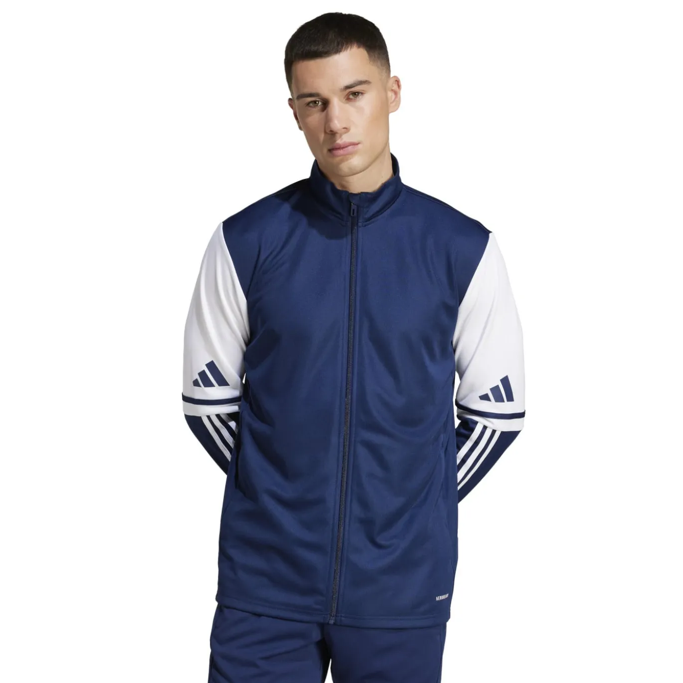 adidas Squadra 25 Trainingspak Full-Zip Donkerblauw Wit