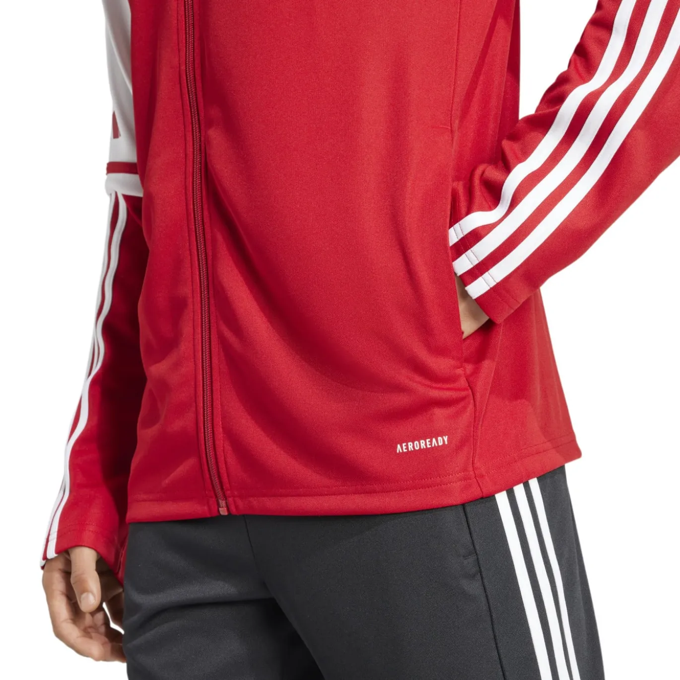 adidas Squadra 25 Trainingspak Full-Zip Rood Zwart Wit