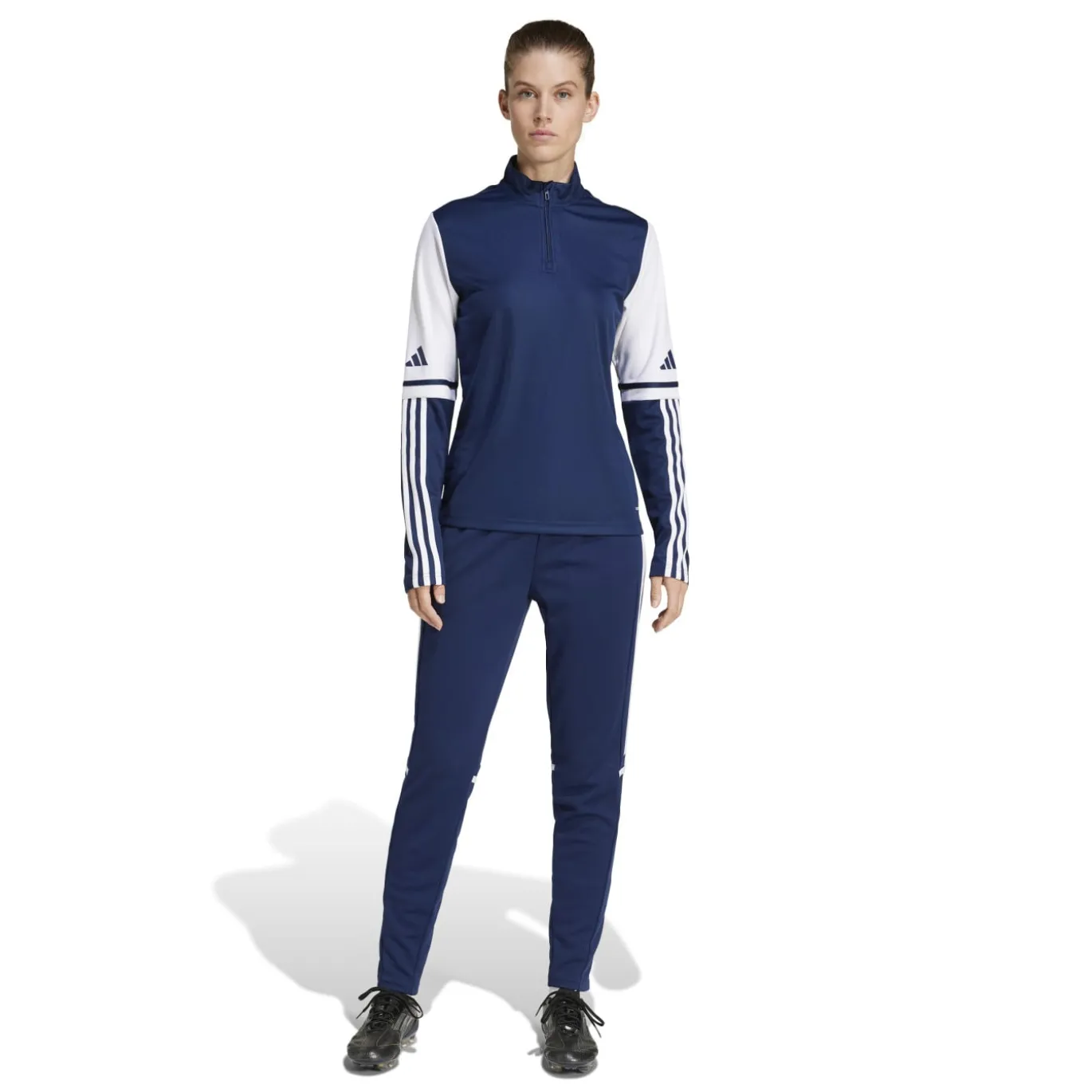 adidas Squadra 25 Trainingspak 1/4-Zip Dames Donkerblauw Wit