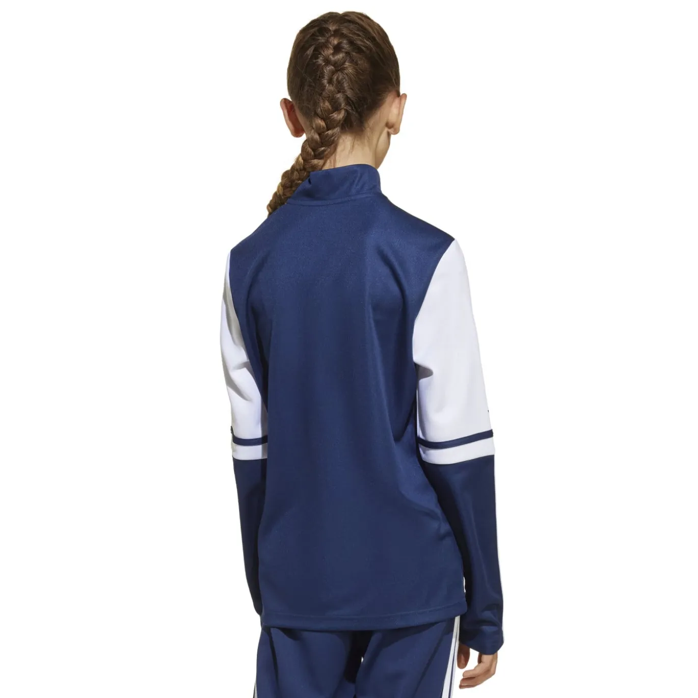 adidas Squadra 25 Trainingstrui 1/4-Zip Kids Donkerblauw Wit