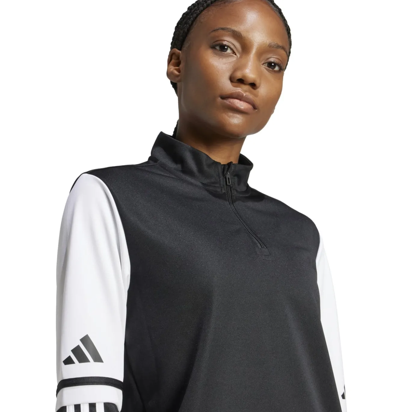 adidas Squadra 25 Trainingstrui 1/4-Zip Dames Zwart Wit