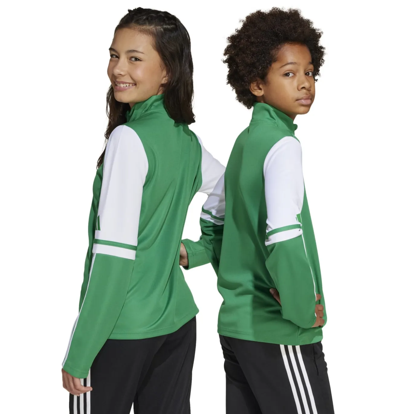 adidas Squadra 25 Trainingstrui 1/4-Zip Kids Groen Wit