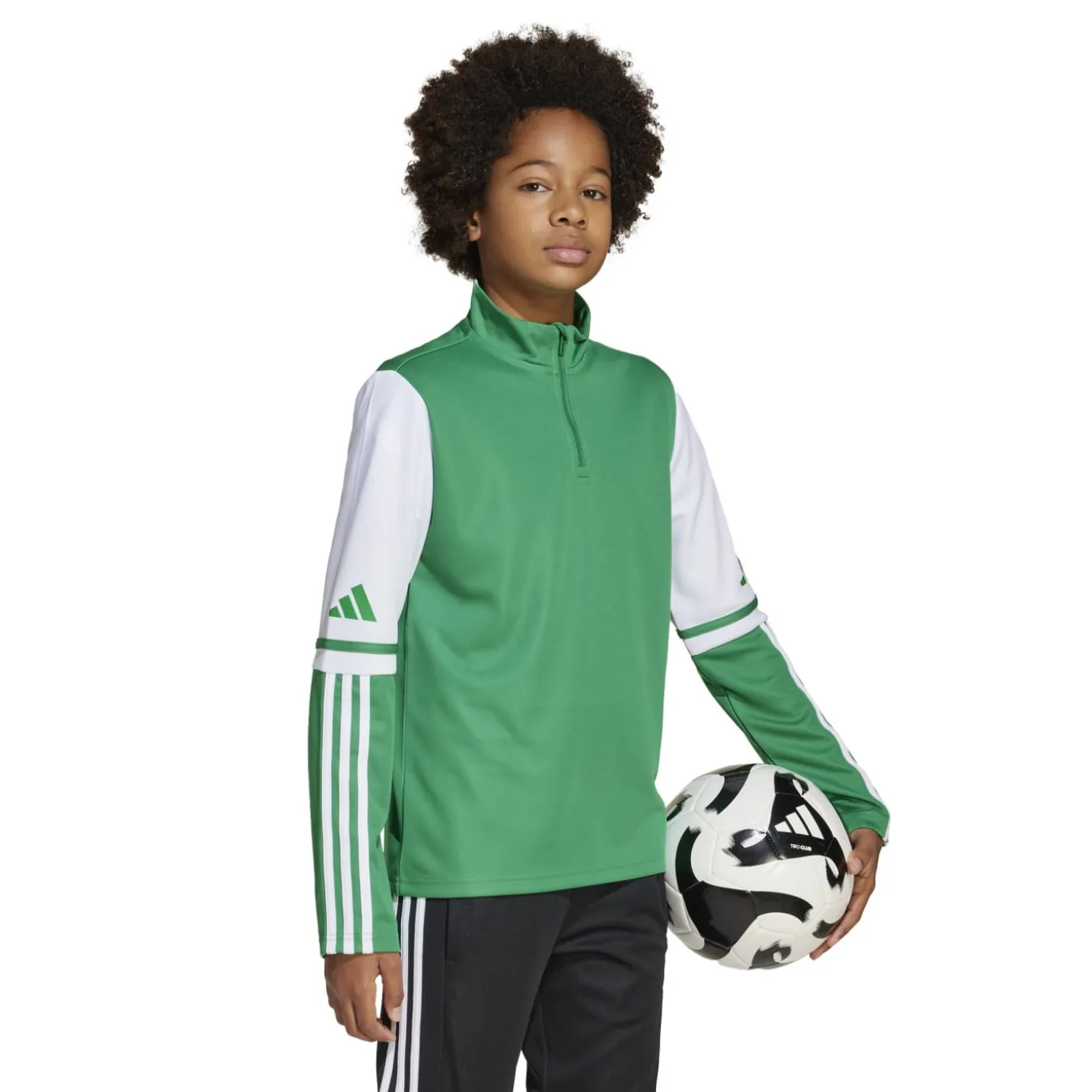 adidas Squadra 25 Trainingstrui 1/4-Zip Kids Groen Wit