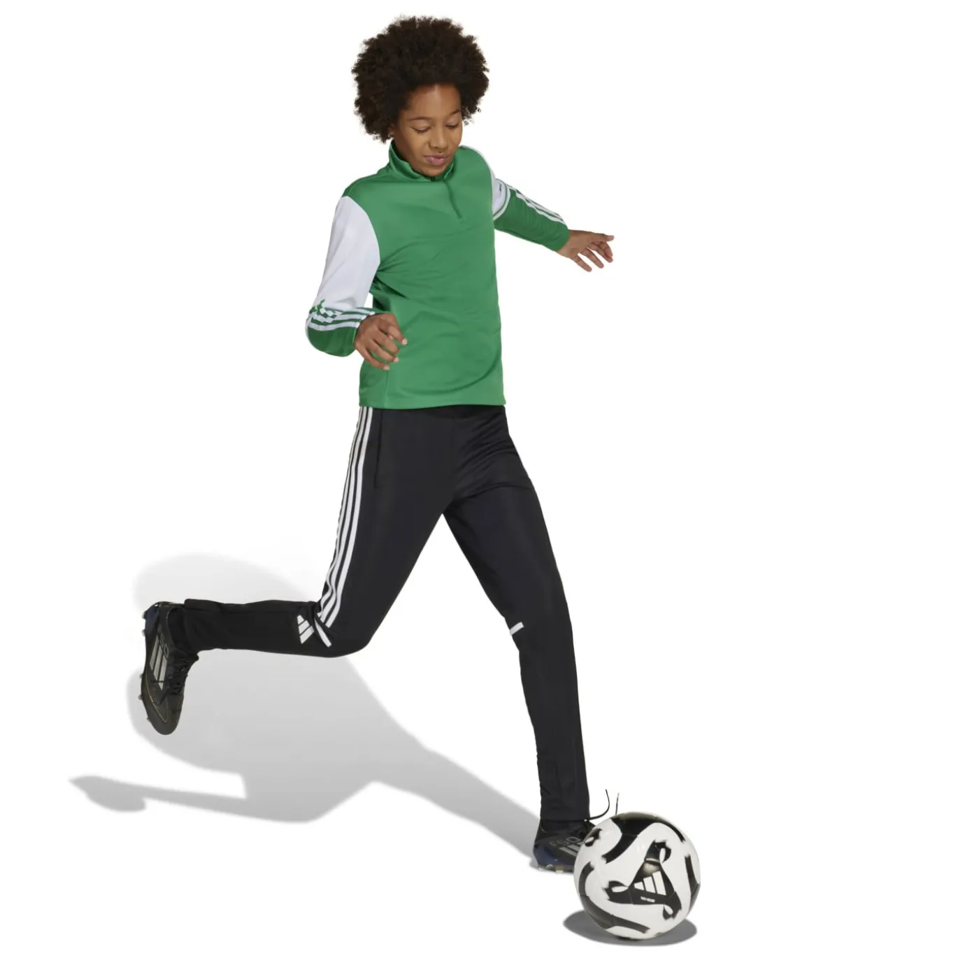 adidas Squadra 25 Trainingstrui 1/4-Zip Kids Groen Wit