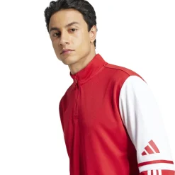 adidas Squadra 25 Trainingstrui 1/4-Zip Rood Wit