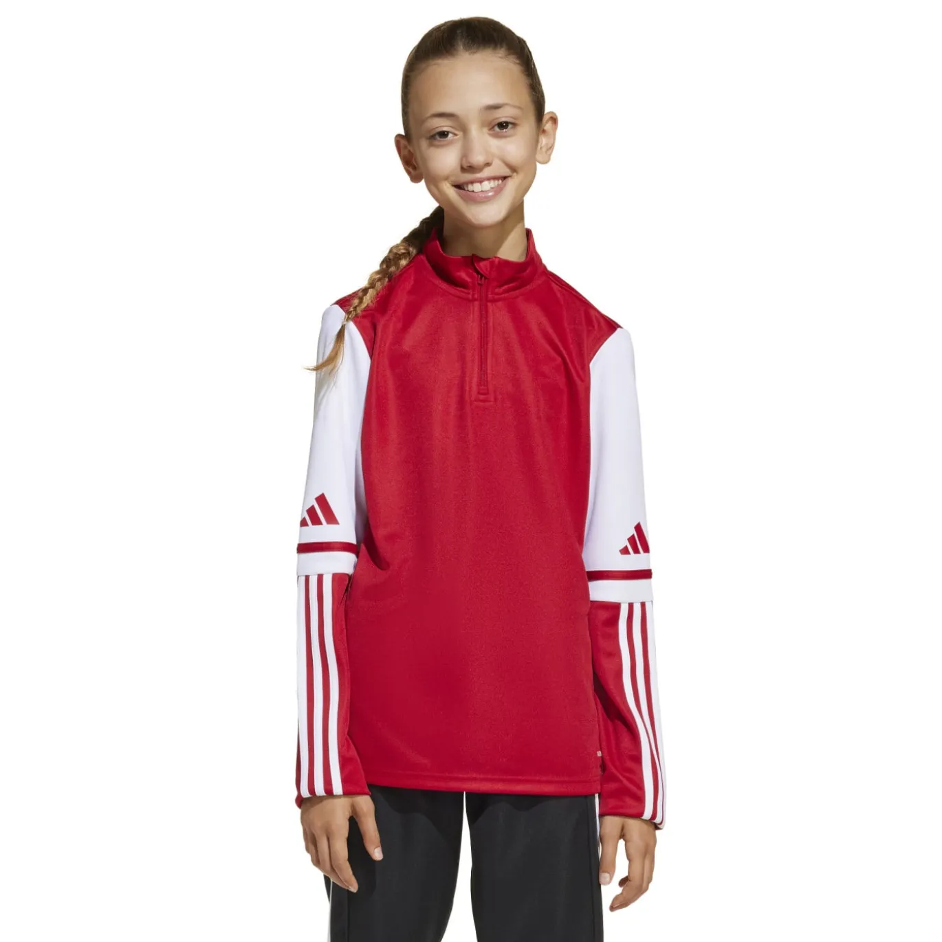 adidas Squadra 25 Trainingstrui 1/4-Zip Kids Rood Wit