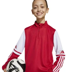 adidas Squadra 25 Trainingstrui 1/4-Zip Kids Rood Wit