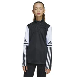 adidas Squadra 25 Trainingstrui 1/4-Zip Kids Zwart Wit