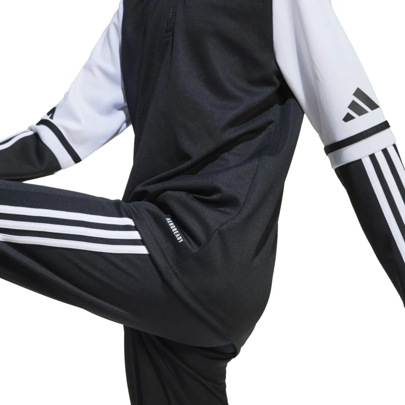 adidas Squadra 25 Trainingstrui 1/4-Zip Kids Zwart Wit