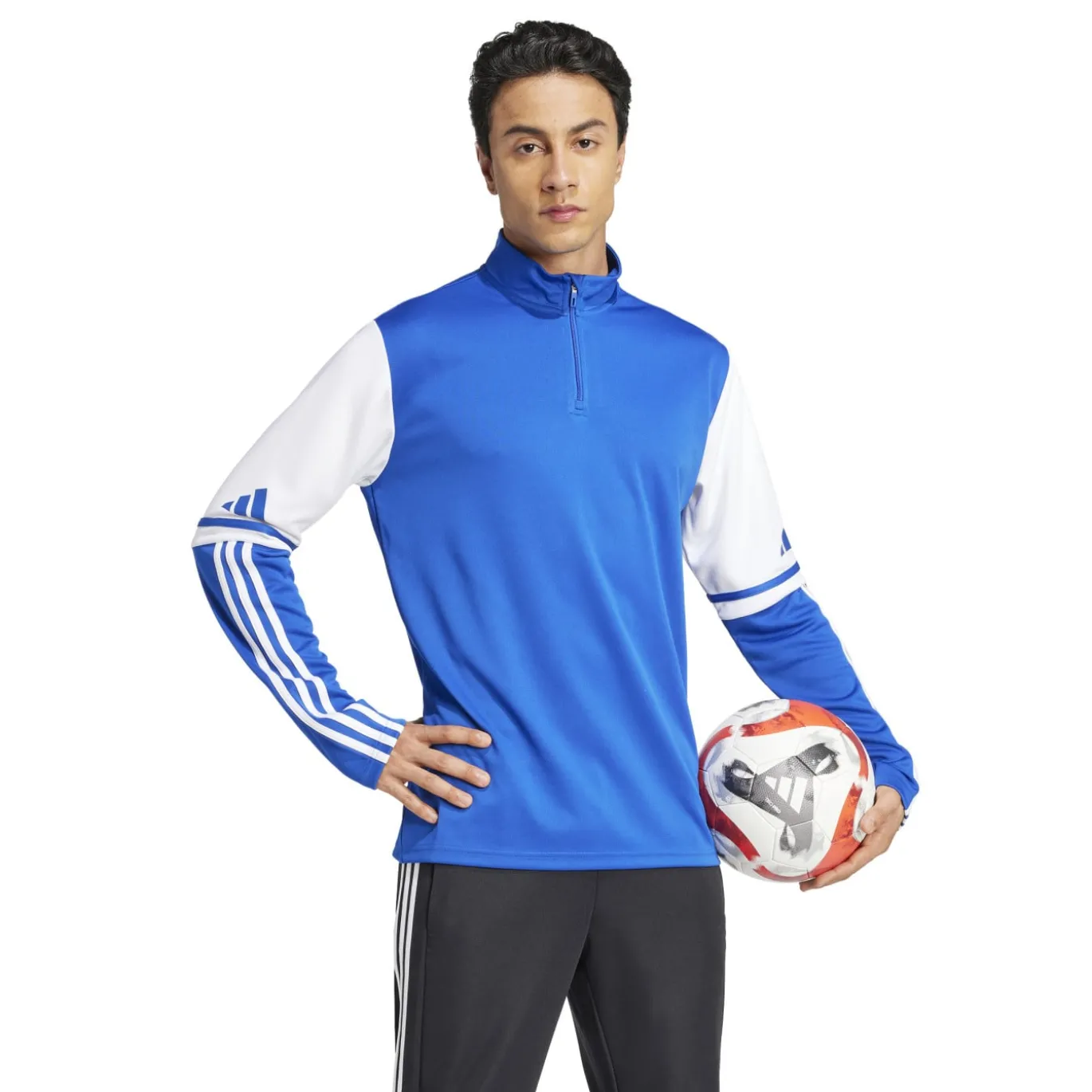 adidas Squadra 25 Trainingstrui 1/4-Zip Blauw Wit