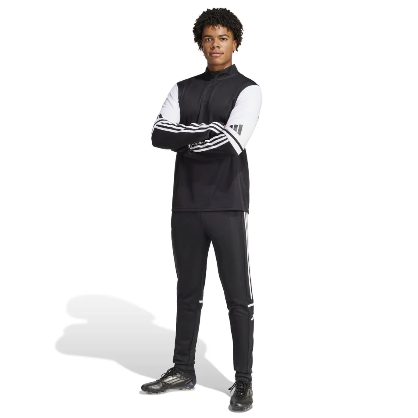 adidas Squadra 25 Trainingstrui 1/4-Zip Zwart Wit