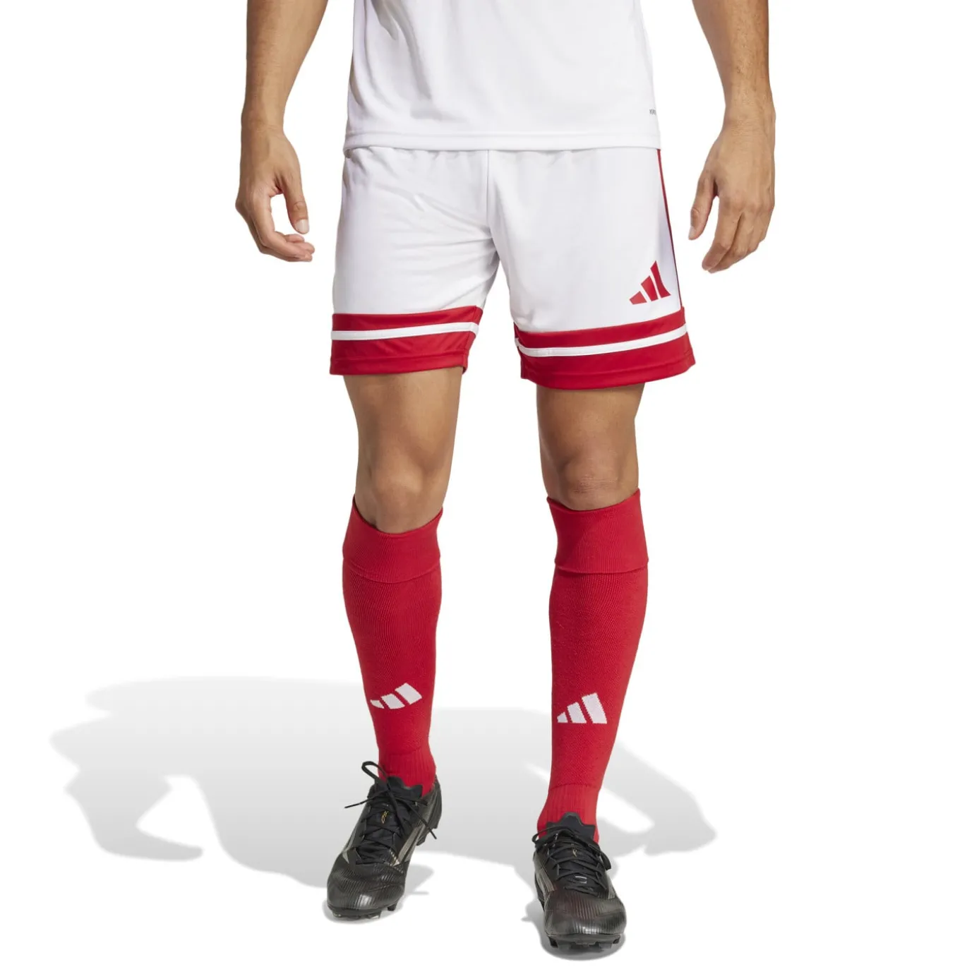 adidas Squadra 25 Voetbalbroekje Wit Rood