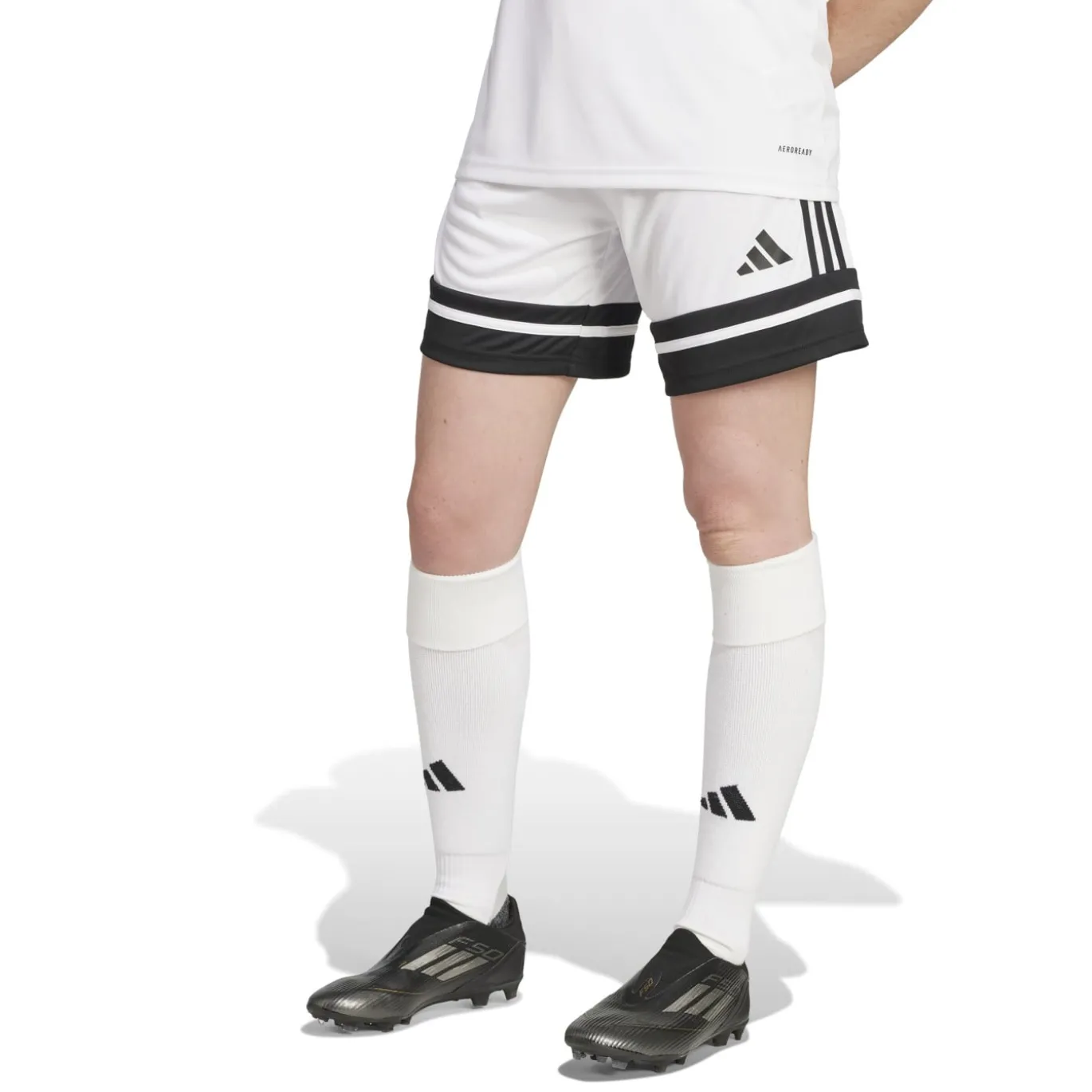 adidas Squadra 25 Voetbalbroekje Dames Wit Zwart