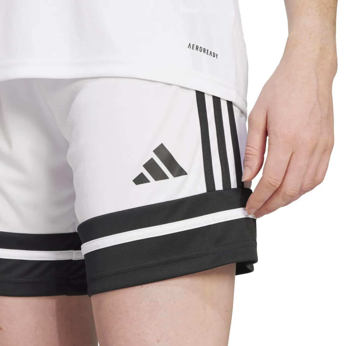 adidas Squadra 25 Voetbalbroekje Dames Wit Zwart