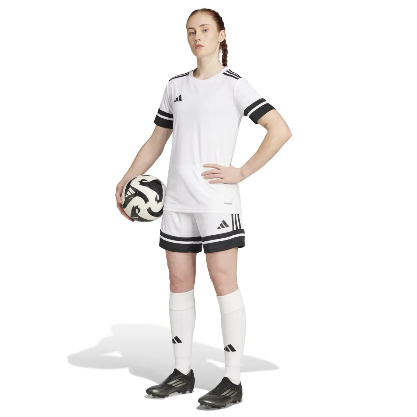 adidas Squadra 25 Voetbalbroekje Dames Wit Zwart